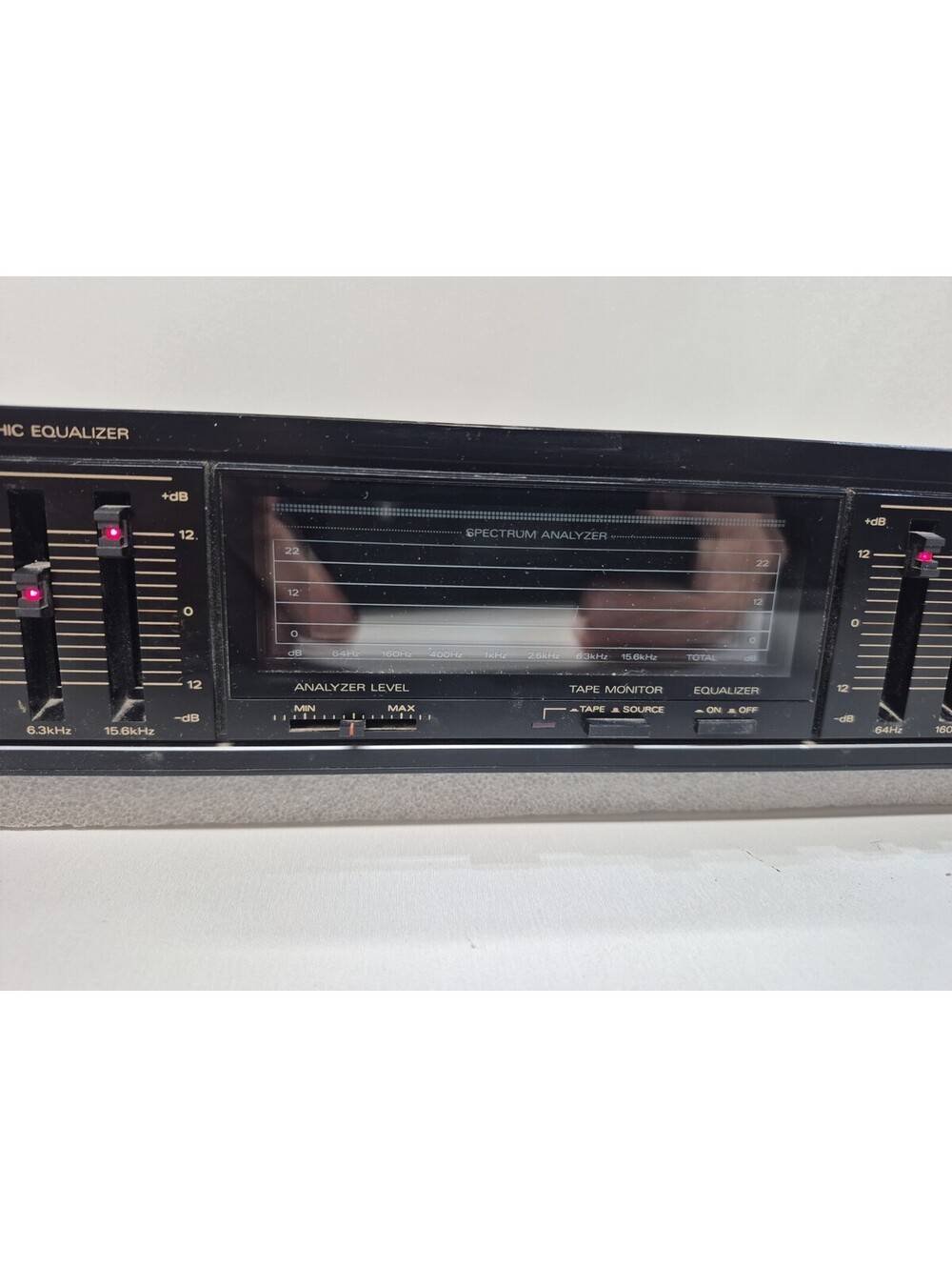 Vintage Fisher Studio Standard EQ-889 Stereo Graphic Equalizer Analyzer 1980s - Picture 5 of 9